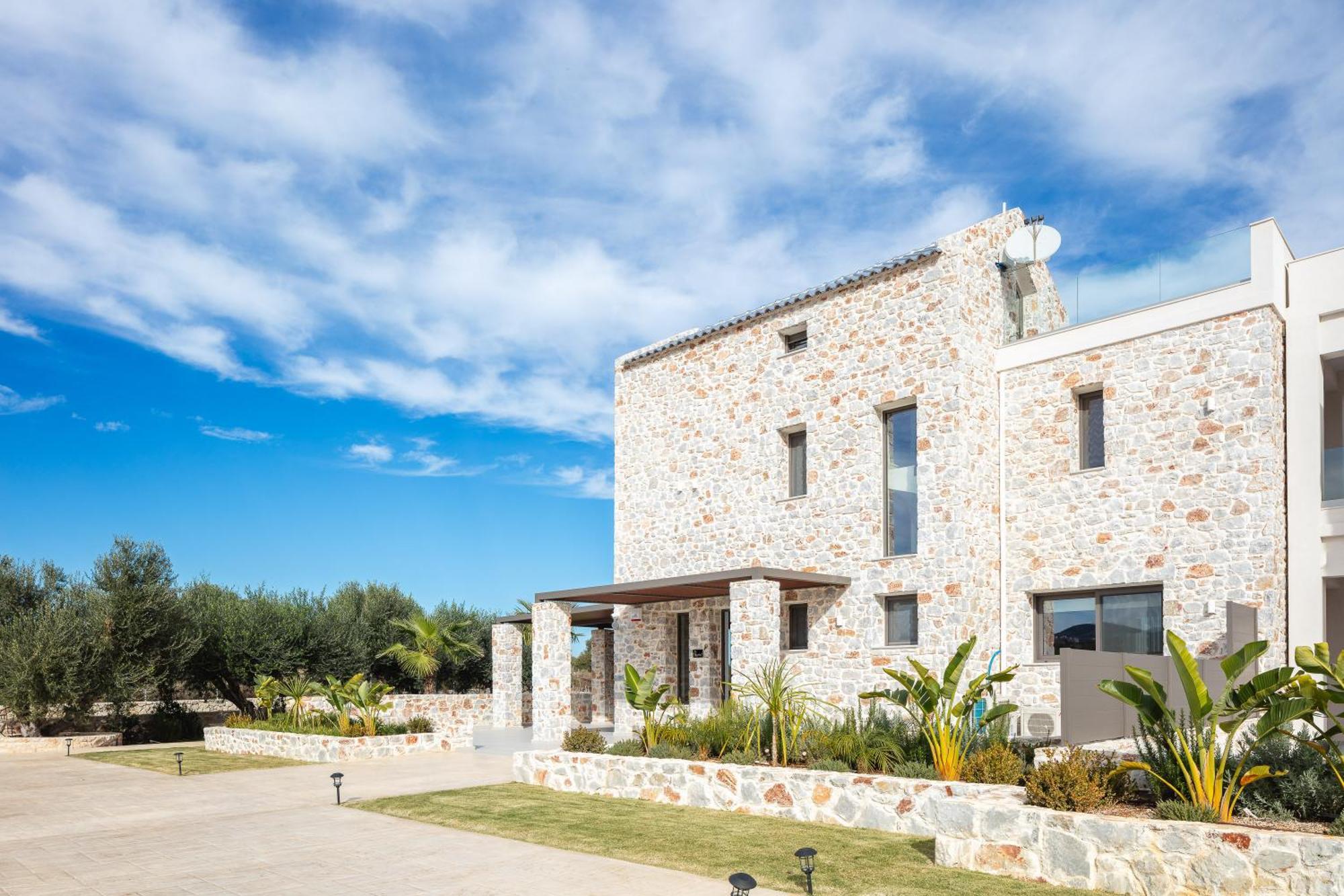 Oinolithos Luxury Villas Kalamaki エクステリア 写真