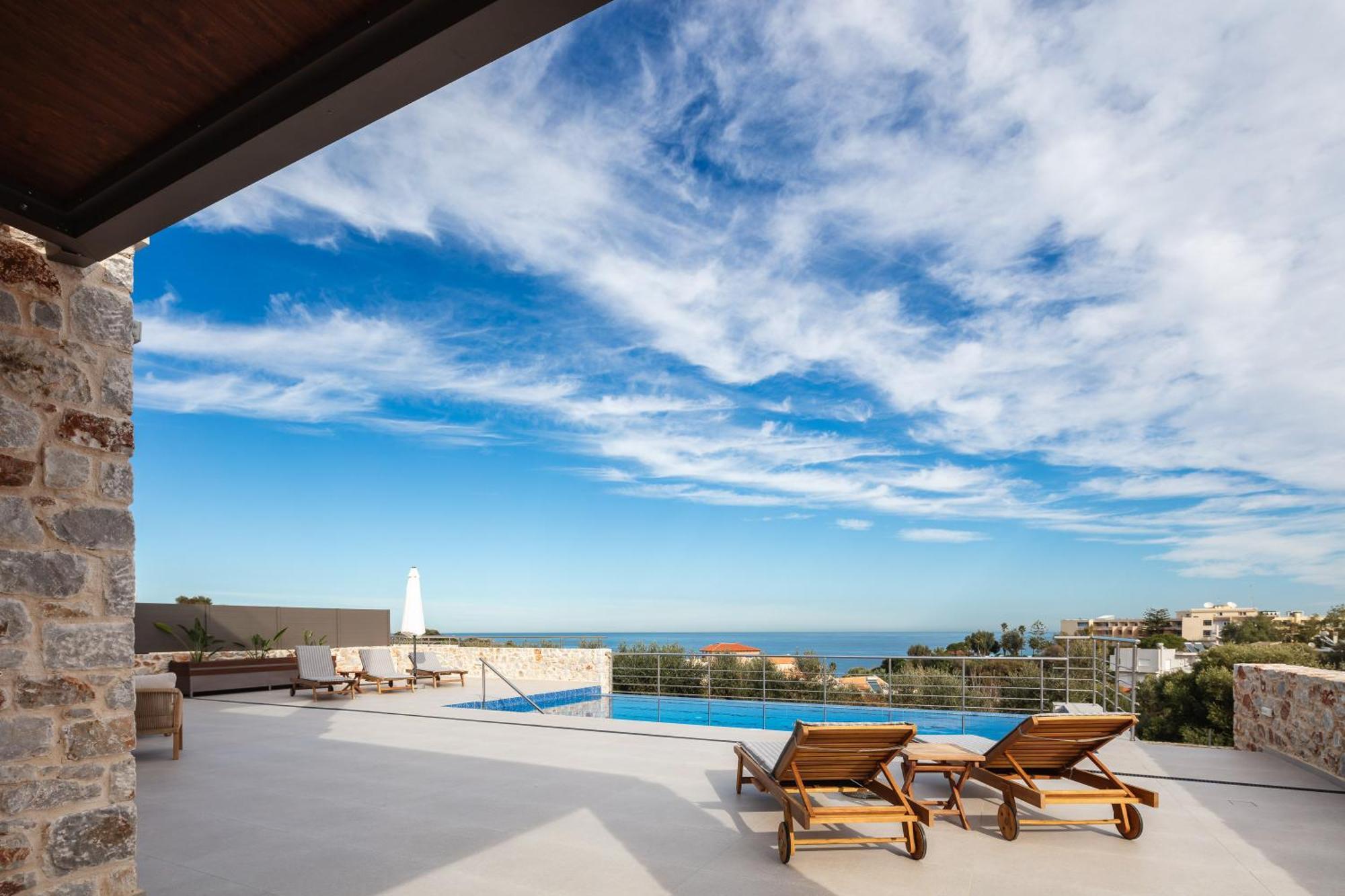 Oinolithos Luxury Villas Kalamaki エクステリア 写真