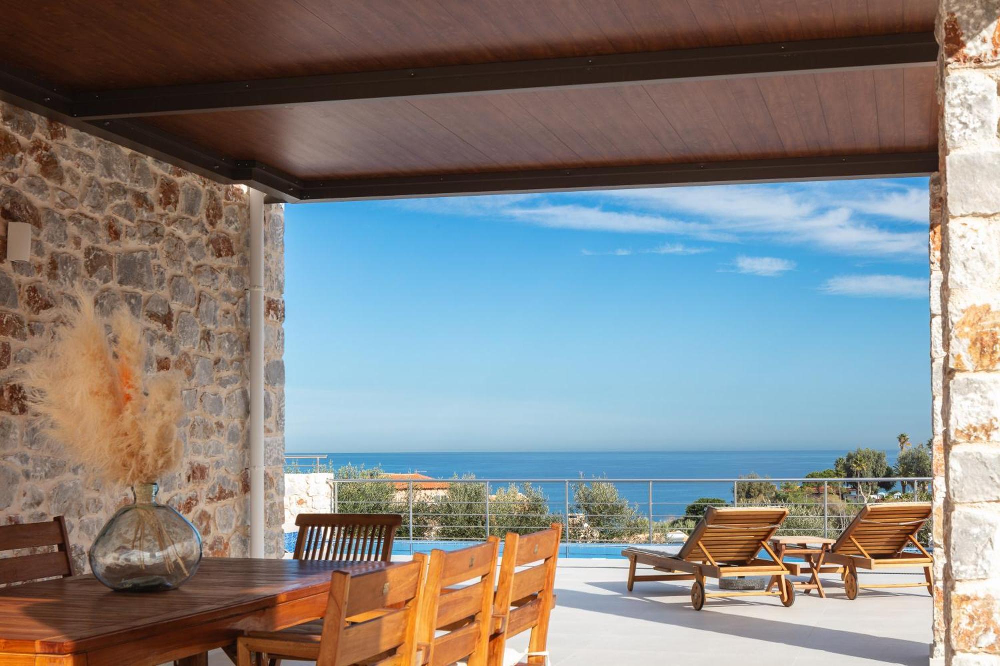 Oinolithos Luxury Villas Kalamaki エクステリア 写真