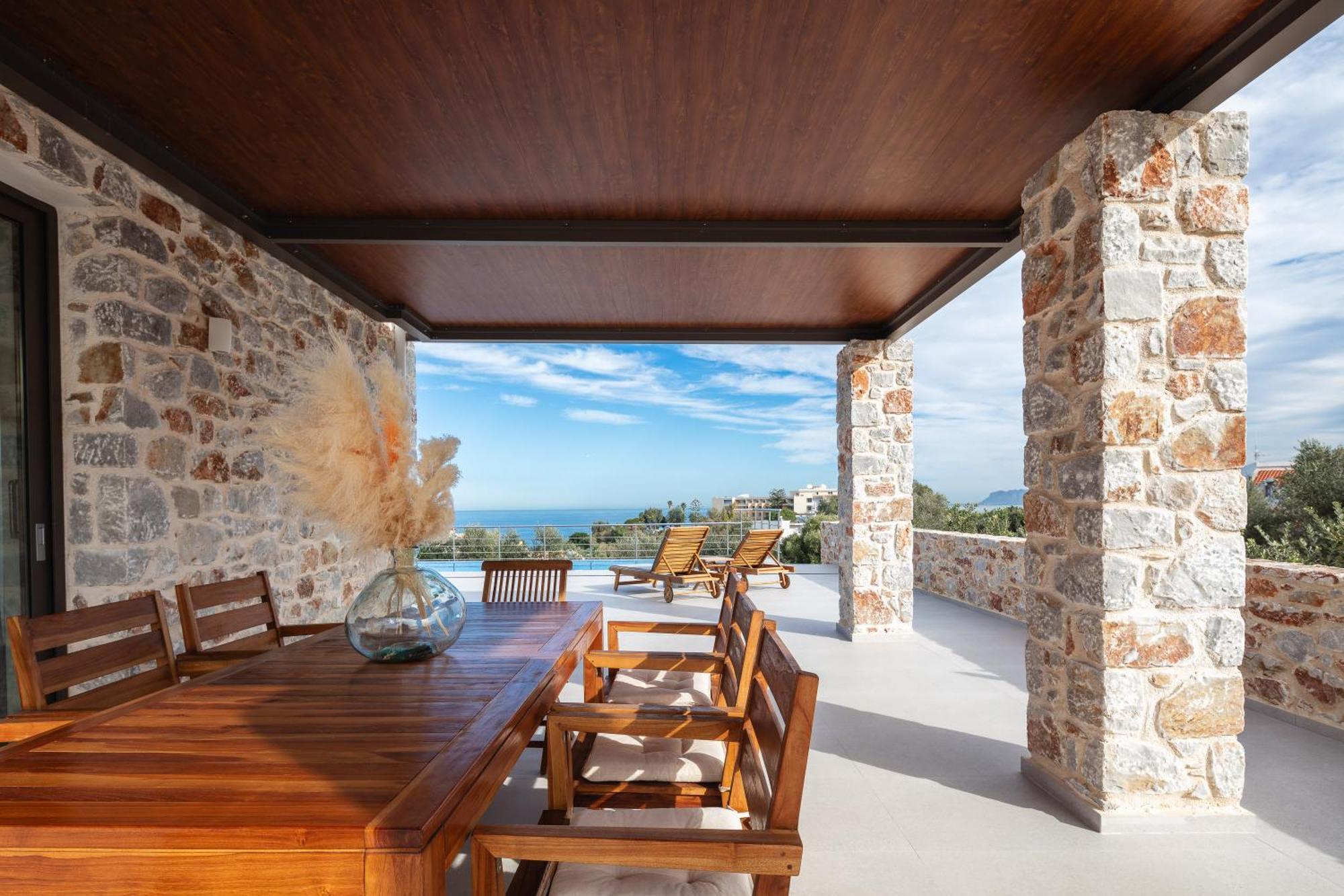Oinolithos Luxury Villas Kalamaki エクステリア 写真